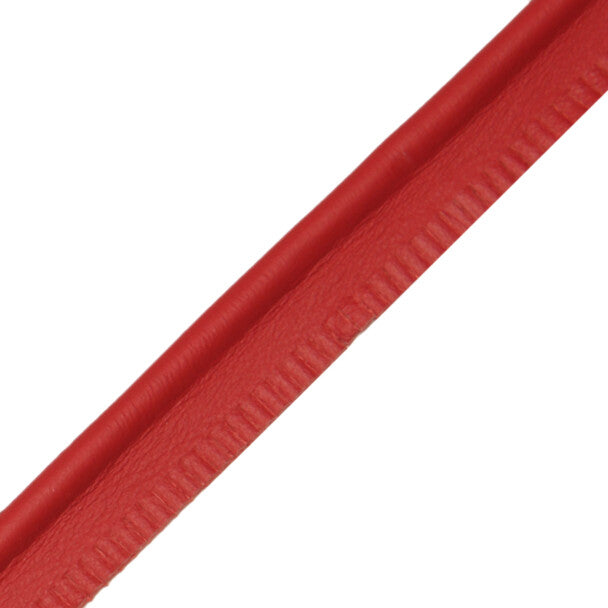 7/32" Leather Piping Trim by Samuel & Sons in Tomato Red