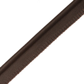 7/32" Leather Piping Trim by Samuel & Sons in Black Bean