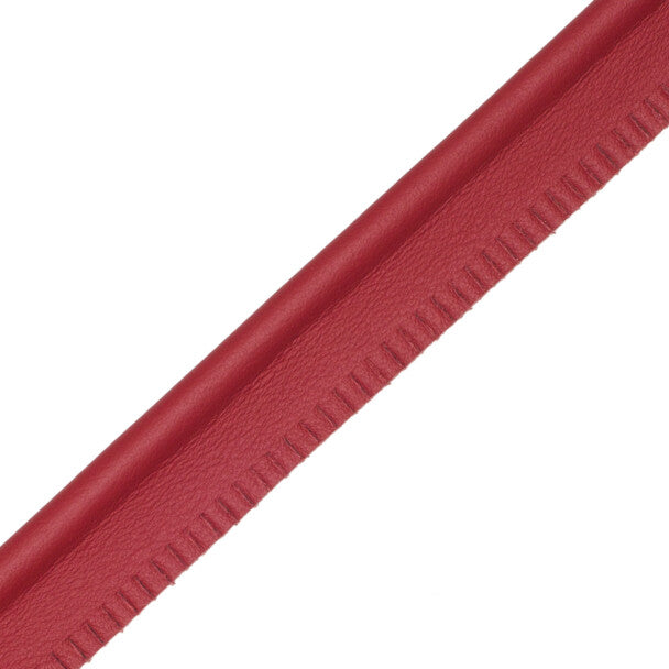7/32" Leather Piping Trim by Samuel & Sons in Wine