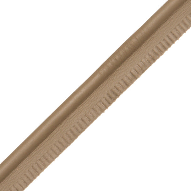 7/32" Leather Piping Trim by Samuel & Sons in Dark Khaki