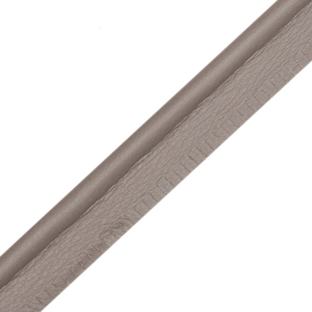 7/32" Leather Piping Trim by Samuel & Sons in Granite