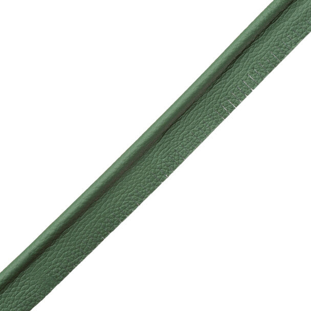 7/32" Leather Piping Trim by Samuel & Sons in Evergreen