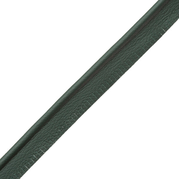 7/32" Leather Piping Trim by Samuel & Sons in Forest