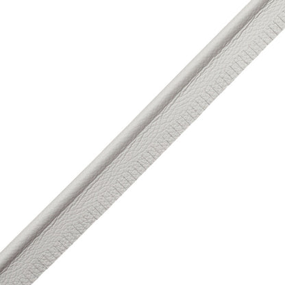 7/32" Leather Piping Trim by Samuel & Sons in Steel