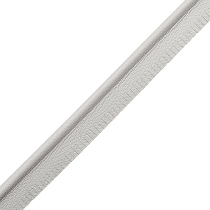 7/32" Leather Piping Trim by Samuel & Sons in Steel