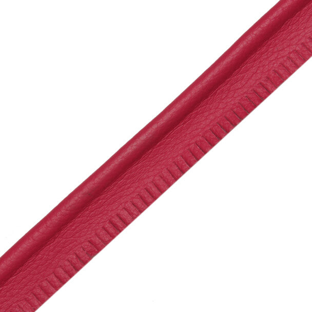 7/32" Leather Piping Trim by Samuel & Sons in Fuchsia