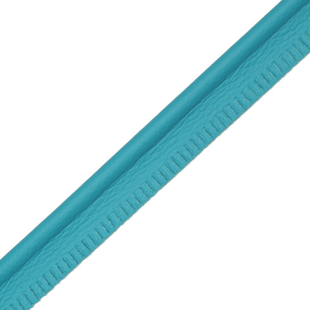 7/32" Leather Piping Trim by Samuel & Sons in Turquoise