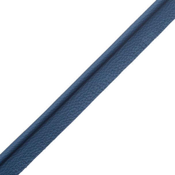 7/32" Leather Piping Trim by Samuel & Sons in Cobalt