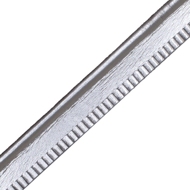 7/32" Leather Piping Trim by Samuel & Sons in Metallic Silver
