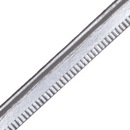 7/32" Leather Piping Trim by Samuel & Sons in Metallic Silver