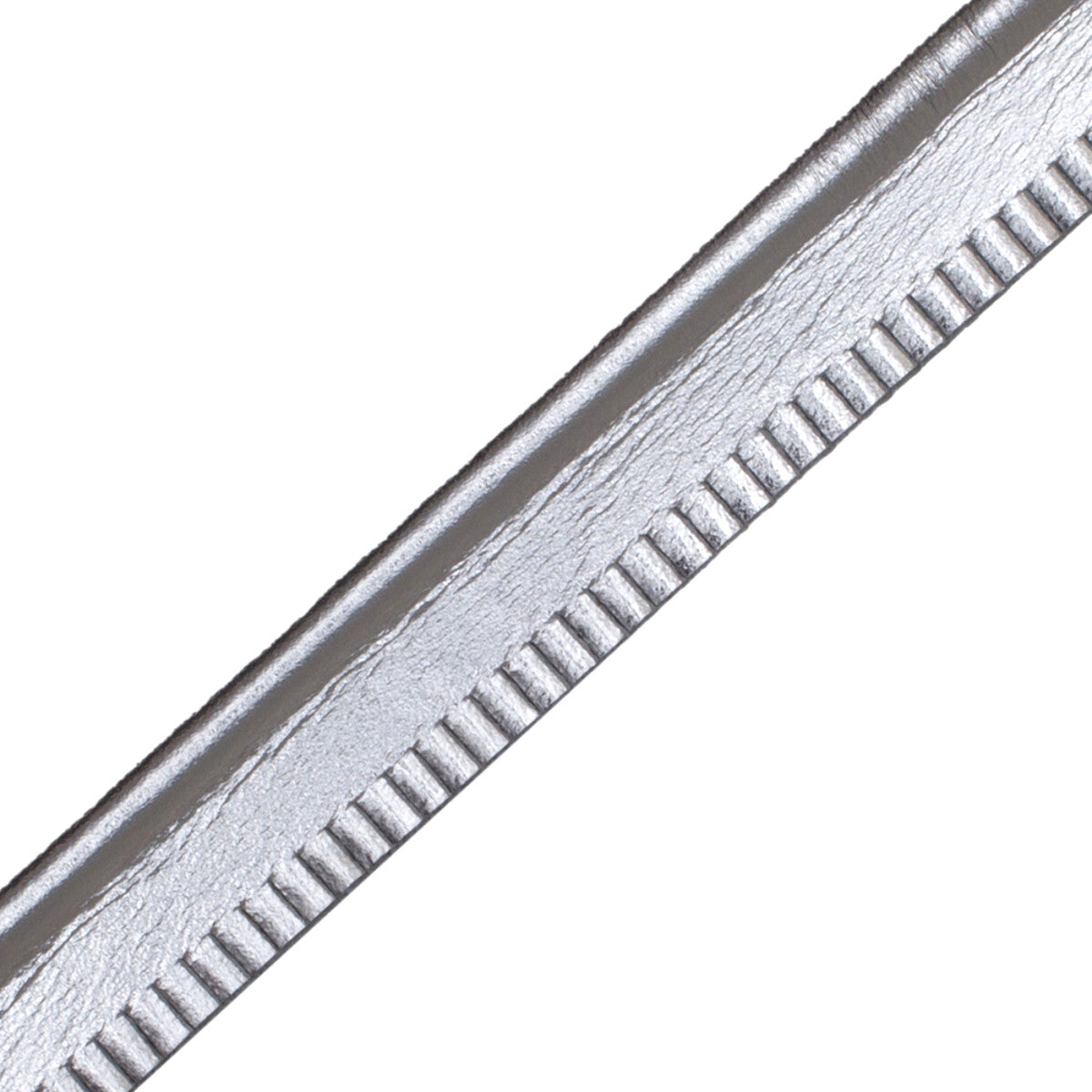 7/32" Leather Piping Trim by Samuel & Sons in Metallic Silver