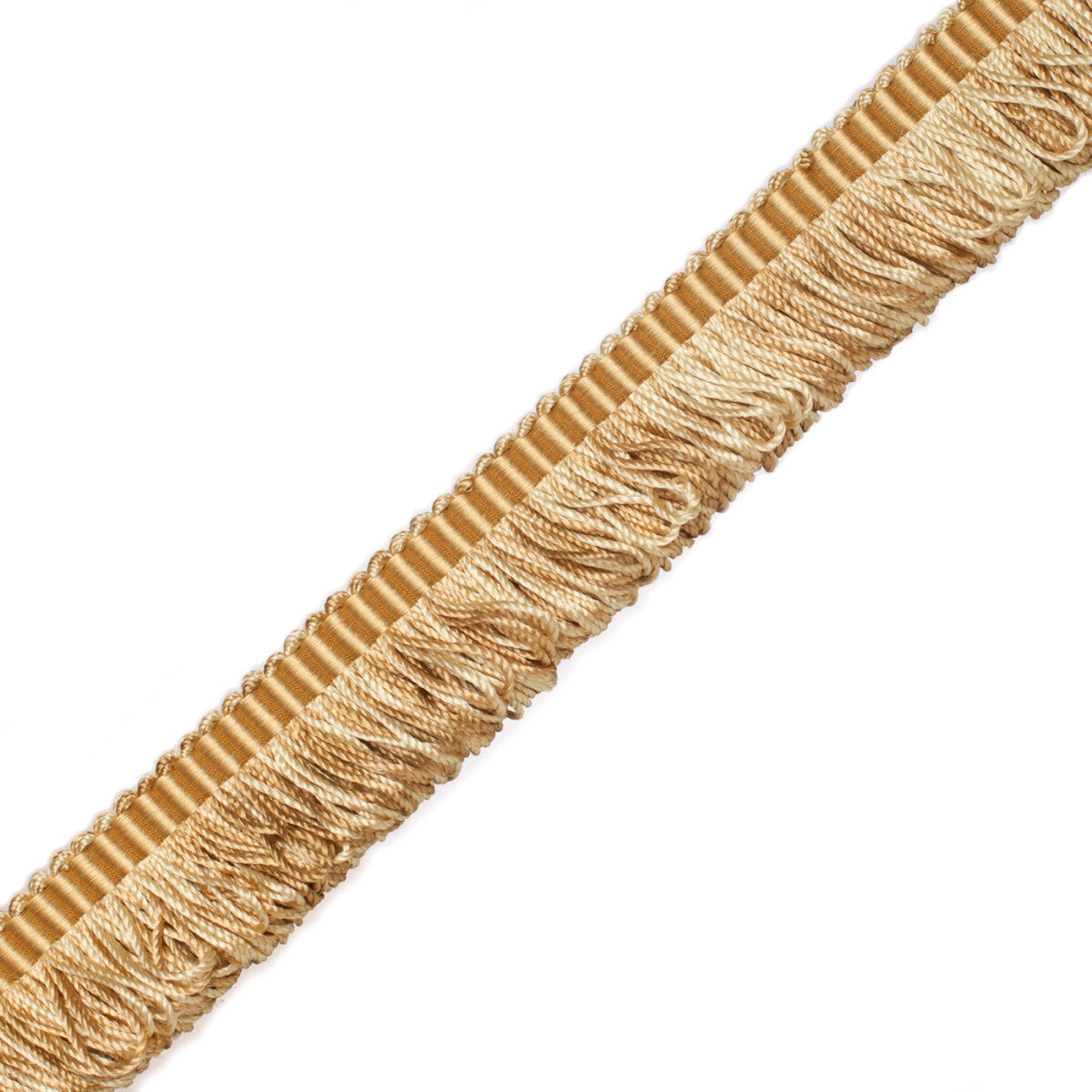 Orsay Silk Bouclé Loop Fringe Trim by Samuel & Sons in Gold Melange