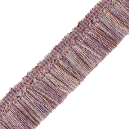 1.5" Le Duc Brush Fringe Trim by Samuel & Sons in Lavender Haze