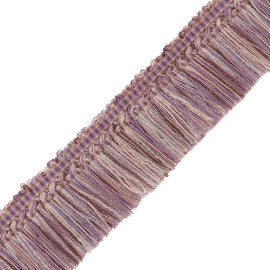 1.5" Le Duc Brush Fringe Trim by Samuel & Sons in Lavender Haze