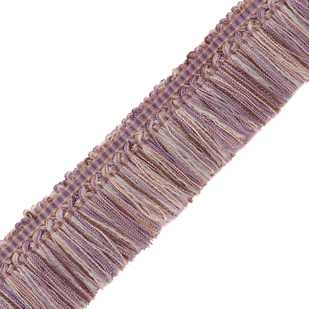 1.5" Le Duc Brush Fringe Trim by Samuel & Sons in Lavender Haze