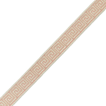 5/8" Aristotle Greek Key Trim by Samuel & Sons in Venetian Rose