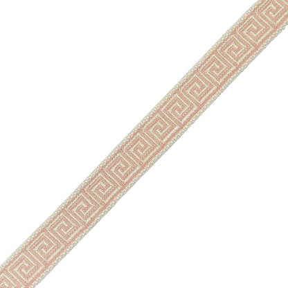 5/8" Aristotle Greek Key Trim by Samuel & Sons in Venetian Rose