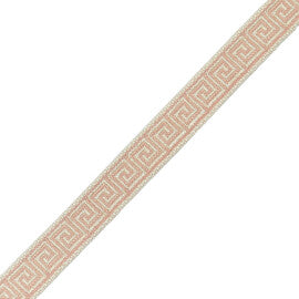 5/8" Aristotle Greek Key Trim by Samuel & Sons in Venetian Rose