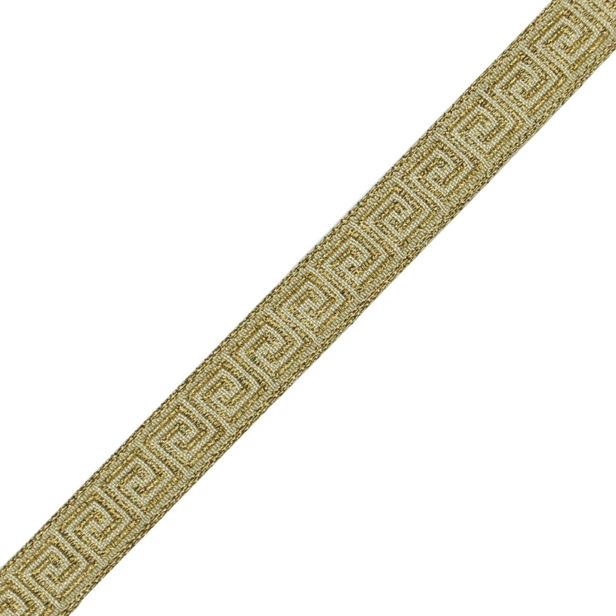 5/8" Aristotle Greek Key Trim by Samuel & Sons in Metallic Gold