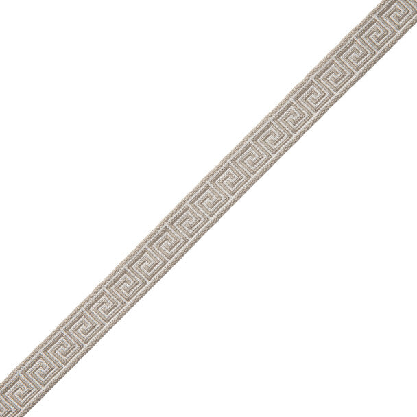 5/8" Aristotle Greek Key Trim by Samuel & Sons in Mourning Dove