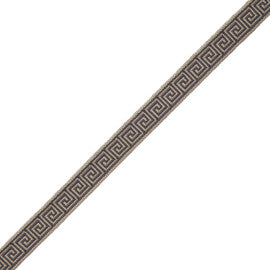5/8" Aristotle Greek Key Trim by Samuel & Sons in Flint