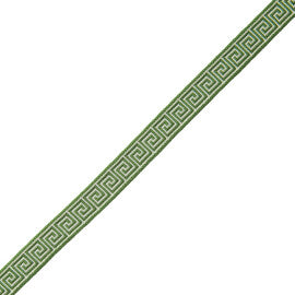 5/8" Aristotle Greek Key Trim by Samuel & Sons in Fern