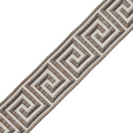 1 3/8" Aristotle Greek Key Trim by Samuel & Sons in Granite