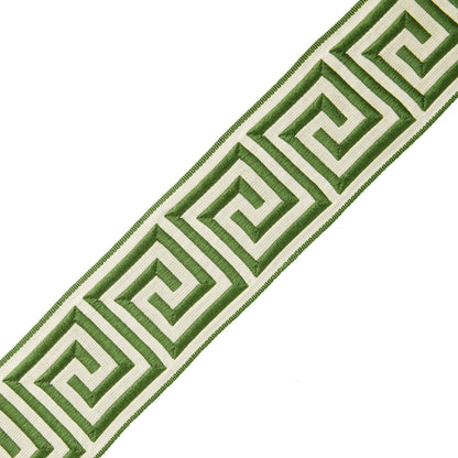 1 3/8" Aristotle Greek Key Trim by Samuel & Sons in Fern