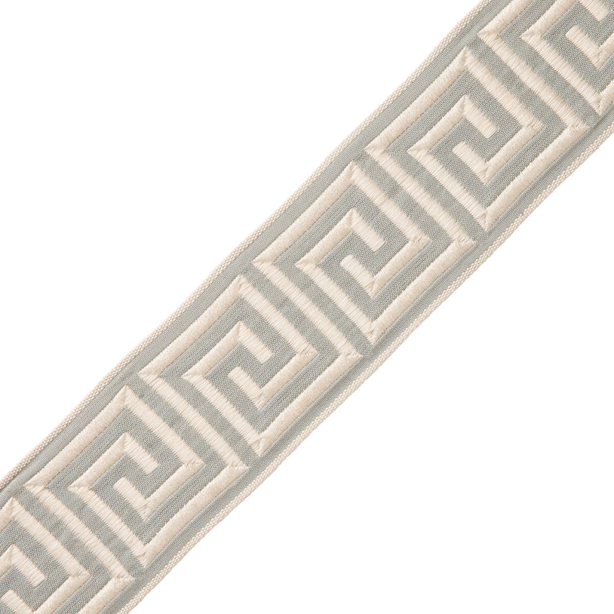 1 3/8" Aristotle Greek Key Trim by Samuel & Sons in Sea Crest