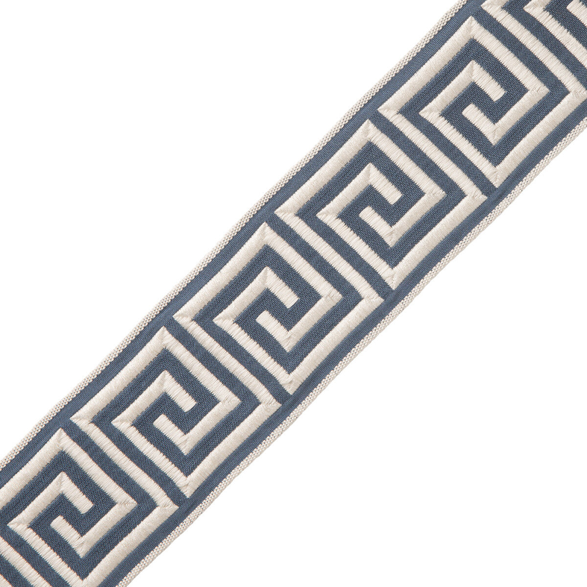 1 3/8" Aristotle Greek Key Trim by Samuel & Sons in Lake