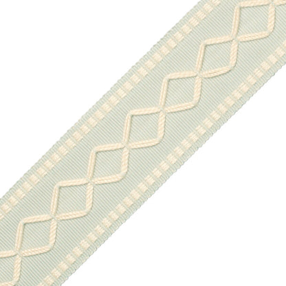 2" Oxford Border Trim by Samuel & Sons in Glacier/Snow
