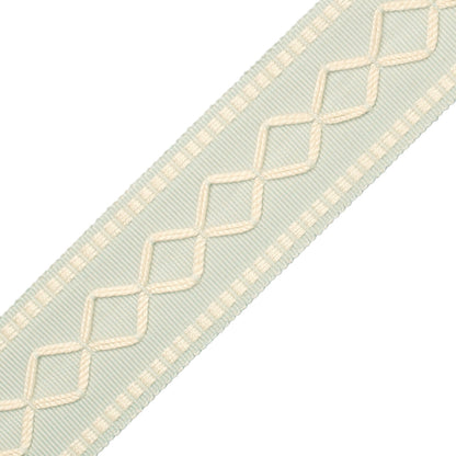 2" Oxford Border Trim by Samuel & Sons in Glacier/Snow