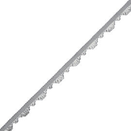 Délicat Silk Fan Edge Trim by Samuel & Sons in Platinum