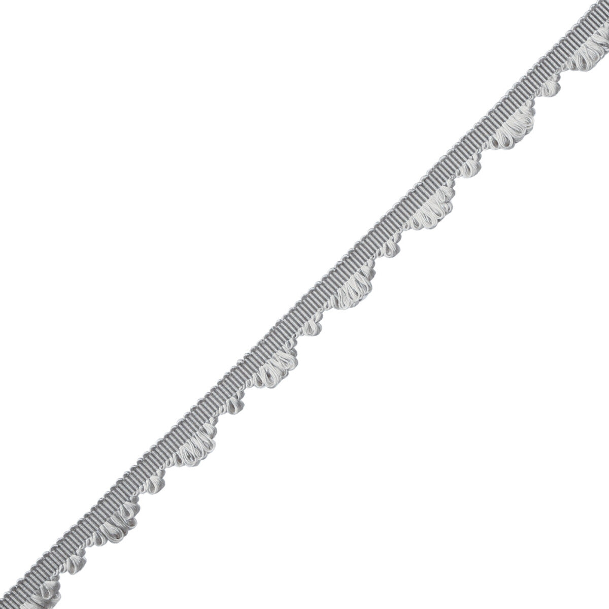 Délicat Silk Fan Edge Trim by Samuel & Sons in Platinum