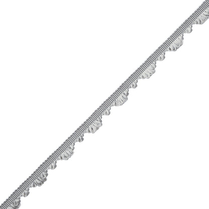 Délicat Silk Fan Edge Trim by Samuel & Sons in Platinum
