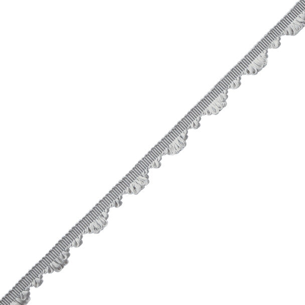 Délicat Silk Fan Edge Trim by Samuel & Sons in Platinum