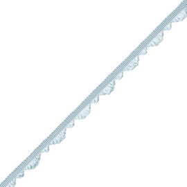 Délicat Silk Fan Edge Trim by Samuel & Sons in Ice Blue