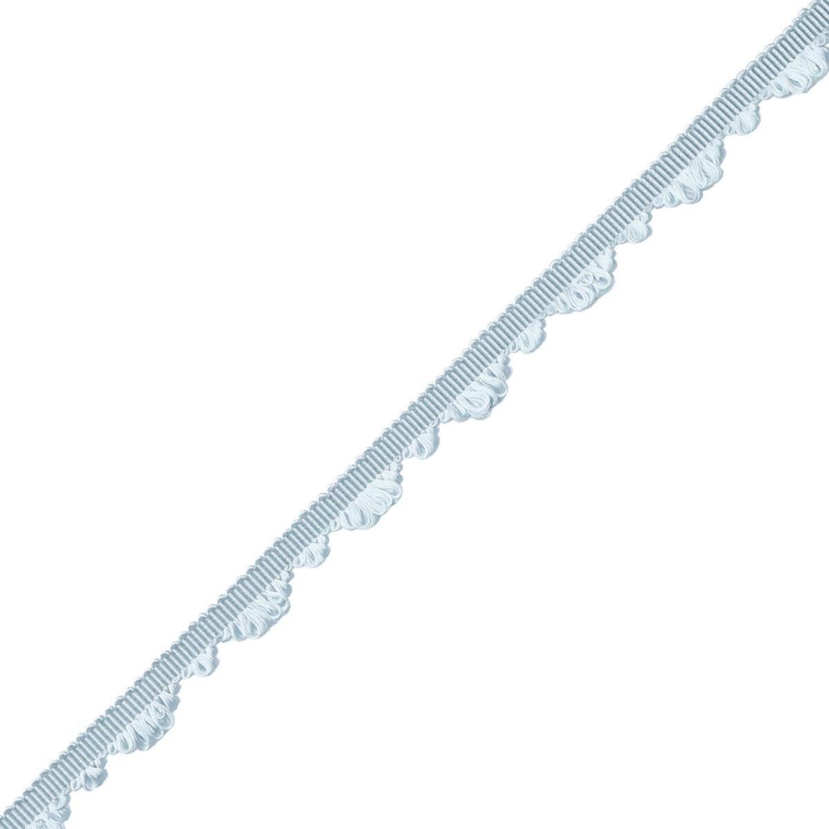 Délicat Silk Fan Edge Trim by Samuel & Sons in Ice Blue