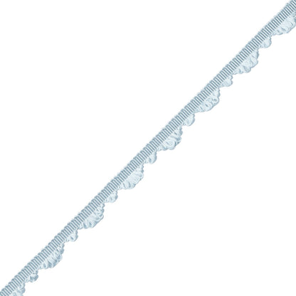 Délicat Silk Fan Edge Trim by Samuel & Sons in Ice Blue