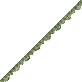 Délicat Silk Fan Edge Trim by Samuel & Sons in Basil