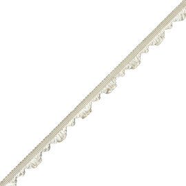 Délicat Silk Fan Edge Trim by Samuel & Sons in Cream