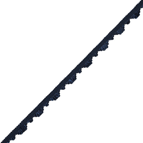 Délicat Silk Fan Edge Trim by Samuel & Sons in Navy