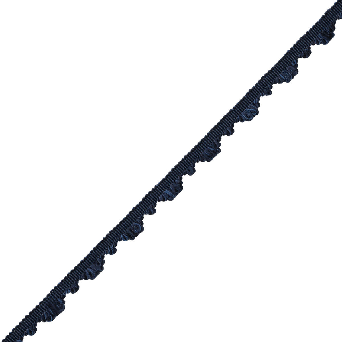 Délicat Silk Fan Edge Trim by Samuel & Sons in Navy