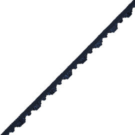Délicat Silk Fan Edge Trim by Samuel & Sons in Navy