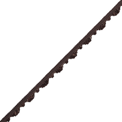 Délicat Silk Fan Edge Trim by Samuel & Sons in Walnut