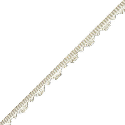 Délicat Silk Fan Edge Trim by Samuel & Sons in Cream