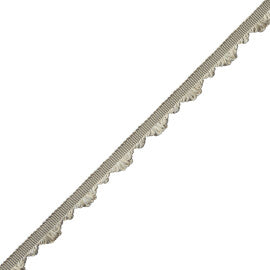 Délicat Silk Fan Edge Trim by Samuel & Sons in Pewter