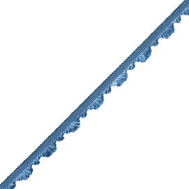 Délicat Silk Fan Edge Trim by Samuel & Sons in French Blue