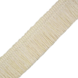 Au Naturel Brush Fringe Trim by Samuel & Sons in Natural