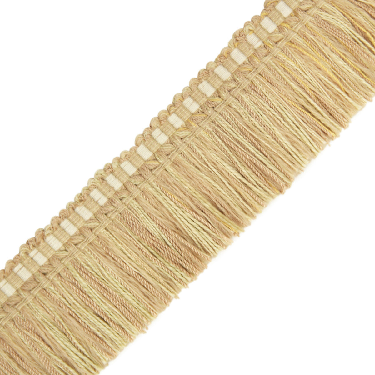 Au Naturel Brush Fringe Trim by Samuel & Sons in Sand/Natural